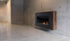 Ecosmart Fire Firebox 1100CV Curved Fireplace Insert - Black Finish / Stainless Steel Burner - ESF.F.1100CV